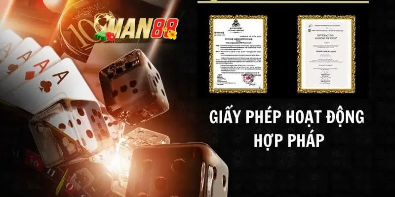 Điều kiện để Man88 đạt được giấy phép kinh doanh
