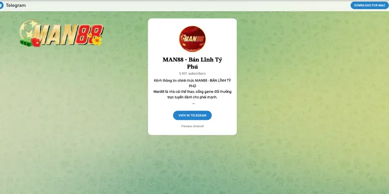 Tổng hợp các phương thức liên hệ Man88